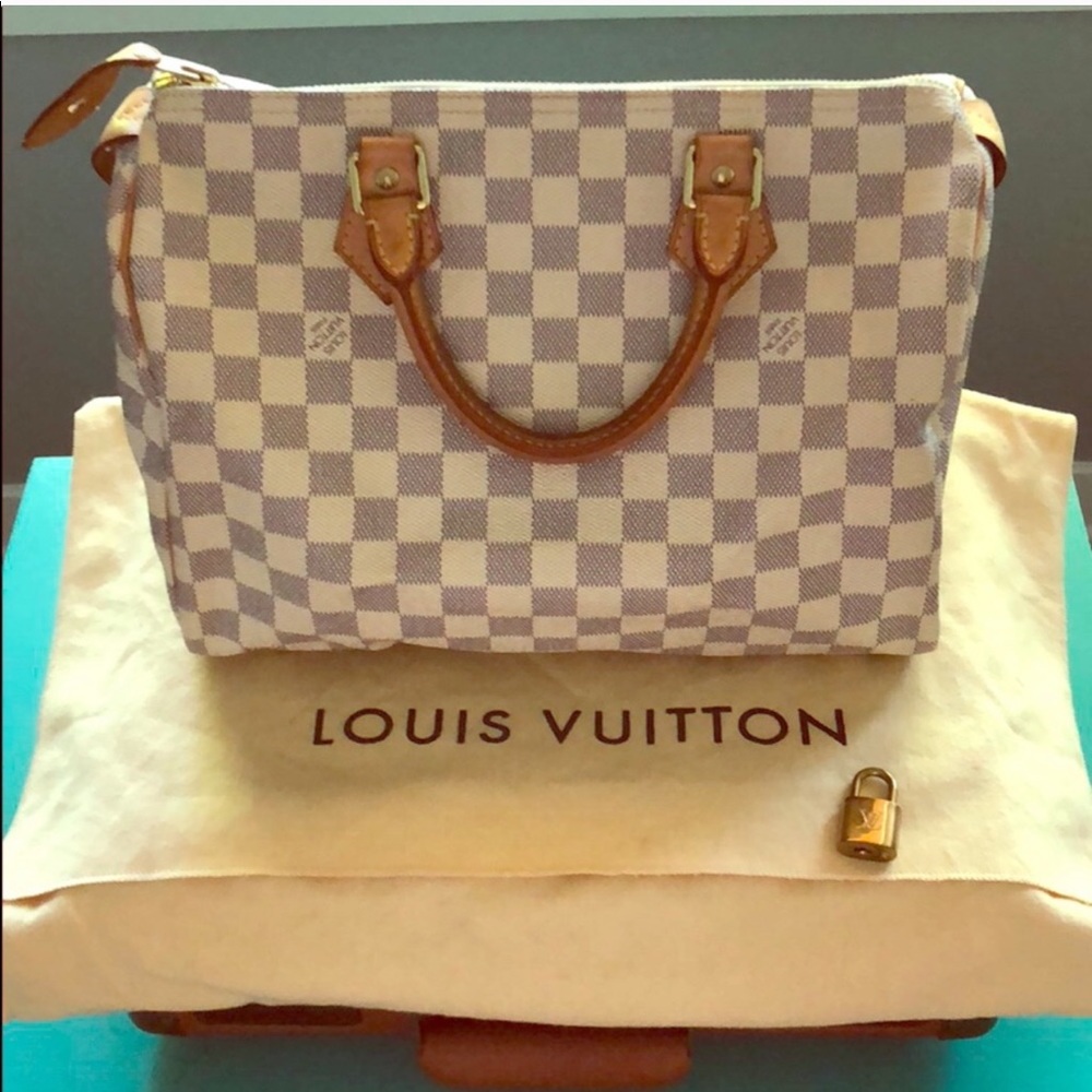 LV Damier Azur canvas
